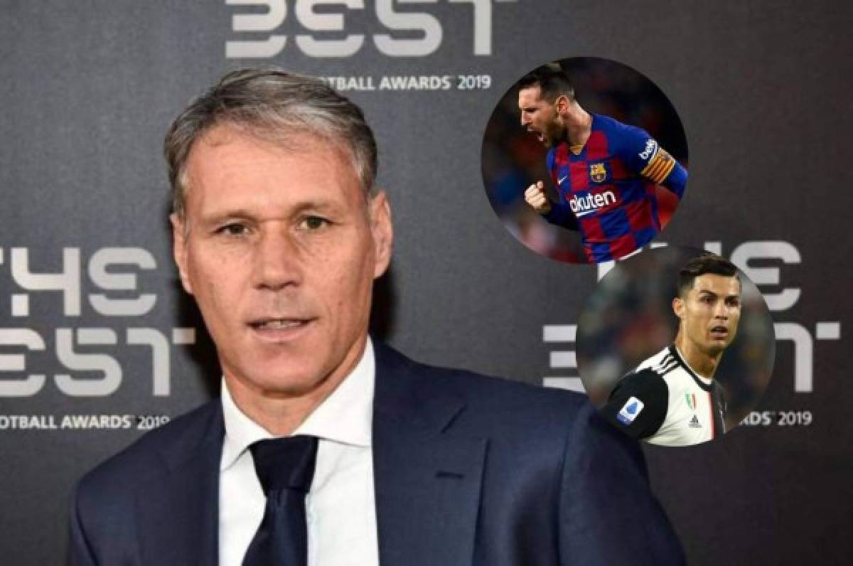 La contundente frase de Van Basten al comparar a Messi y Cristiano Ronaldo