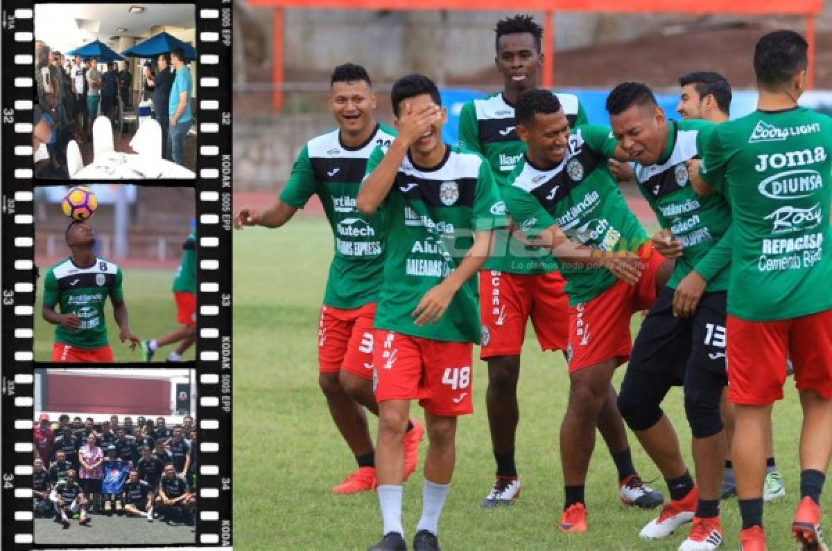 Así se la pasaron Motagua y Marathón un día antes de la ida de final