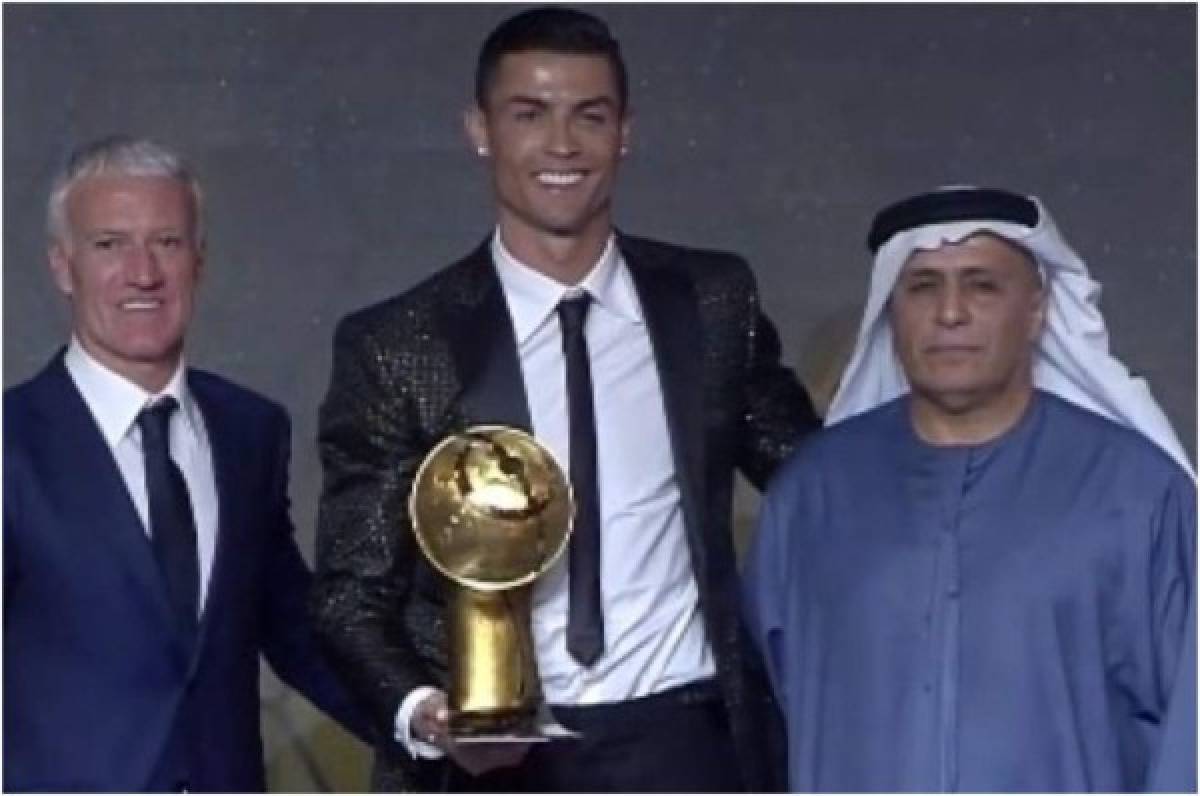 Cristiano Ronaldo gana el premio a 'Mejor Jugador del Año 'en los Globe Soccer Awards
