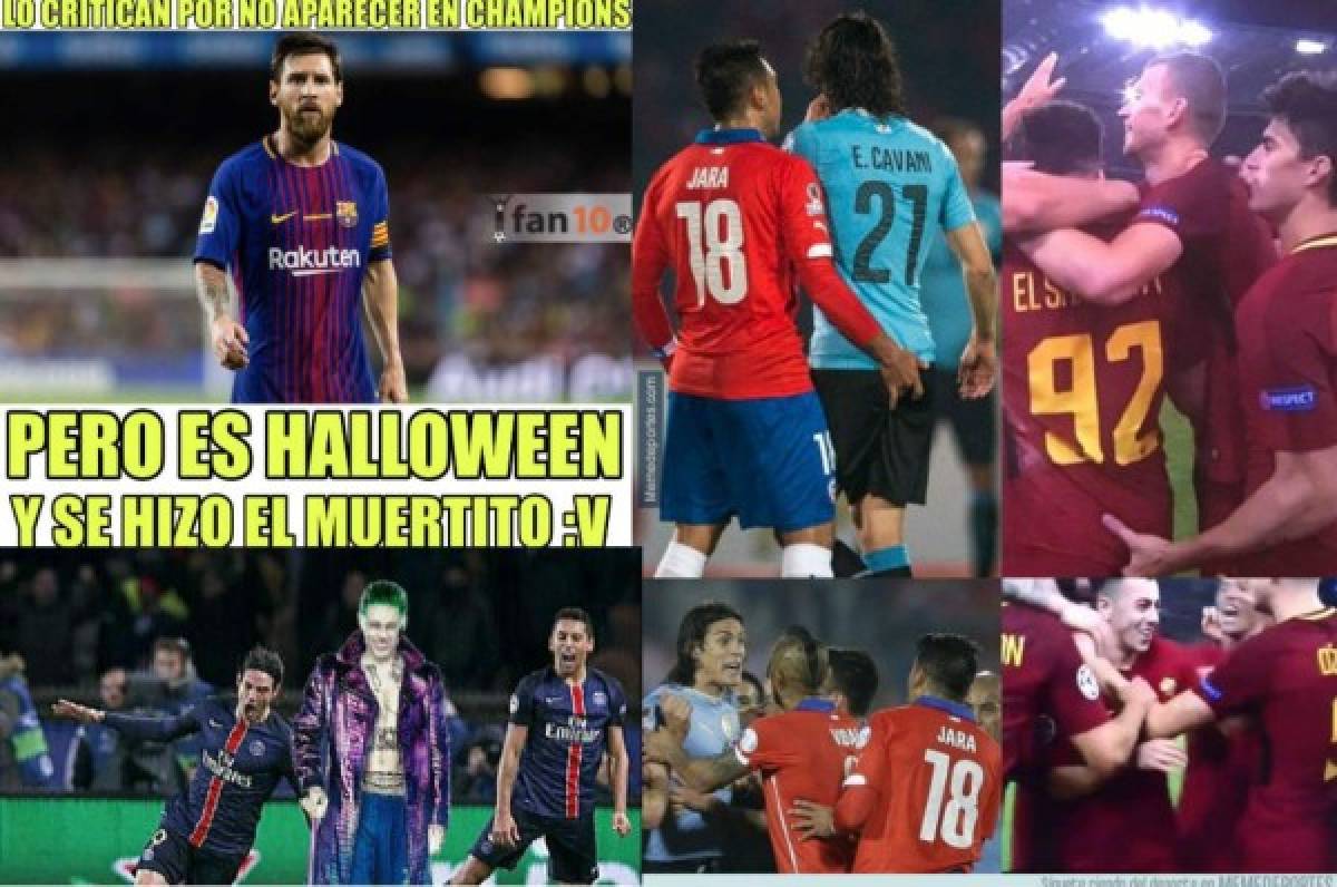 ¡Pobre Messi y Neymar! Los mejores memes que dejó la jornada de Champions League