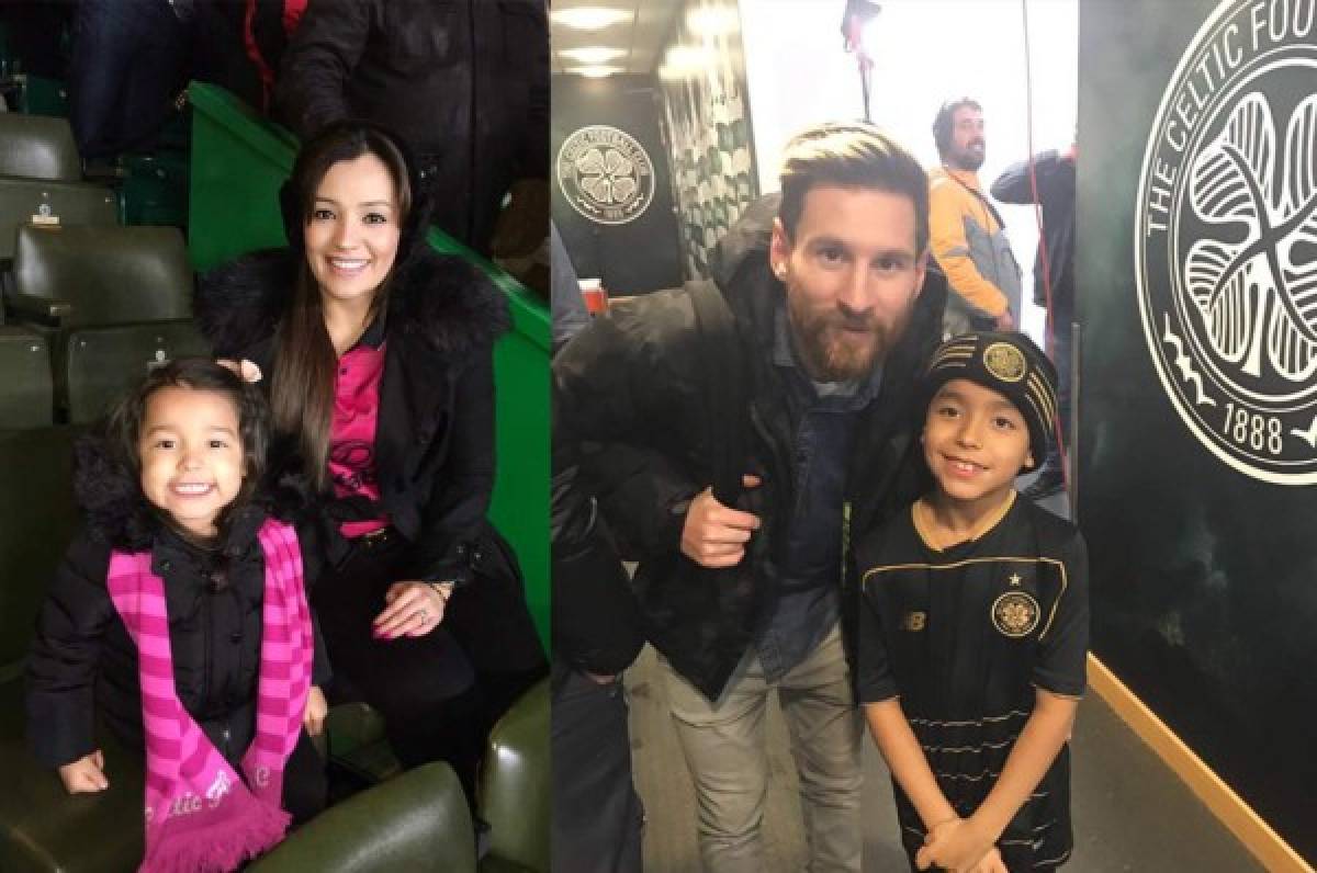 Esposa de Izaguirre detalla cómo hizo para que su hijo posara junto a Messi