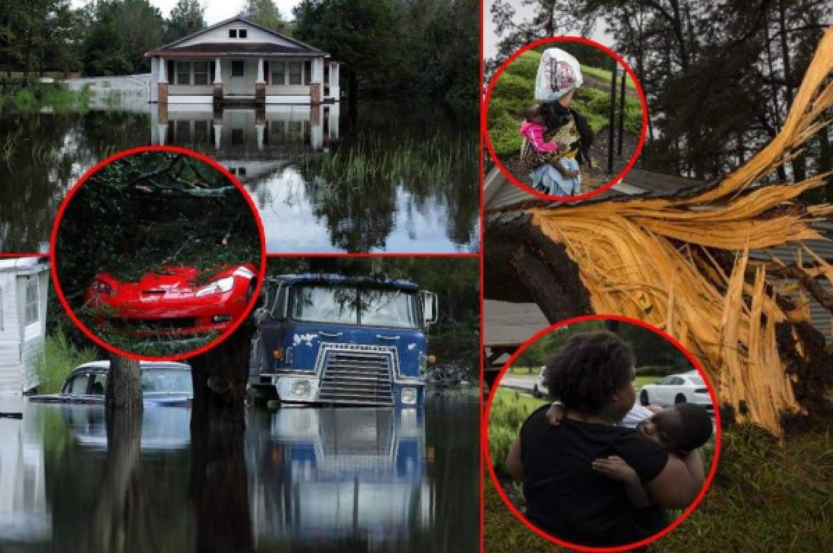 Los daños ocasionados por el huracán Florence en la costa este de Estados Unidos