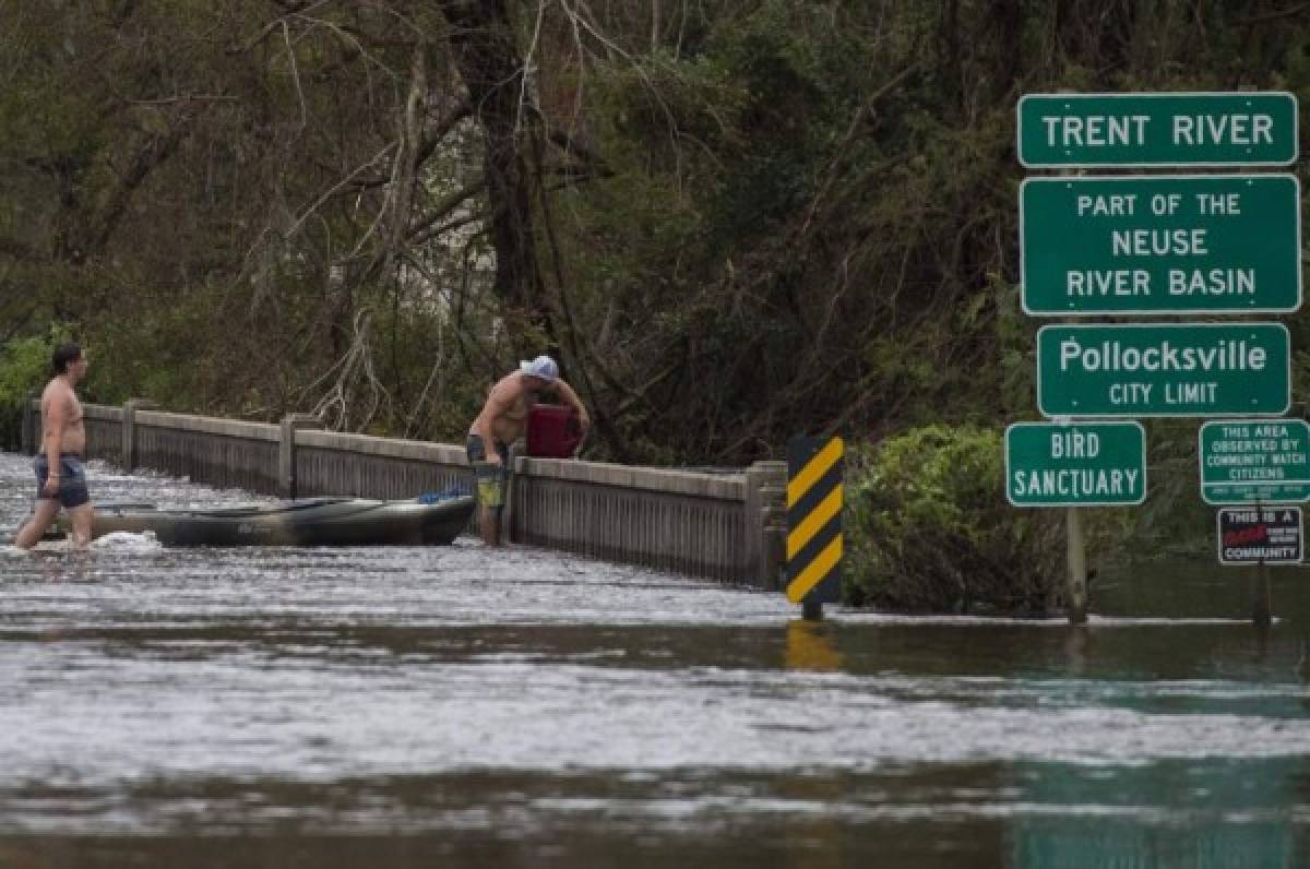 Los daños ocasionados por el huracán Florence en la costa este de Estados Unidos