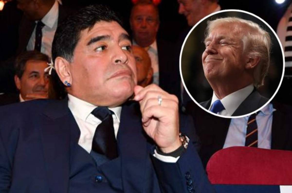 Niegan la entrada de Maradona a Estados Unidos por insultar a Trump