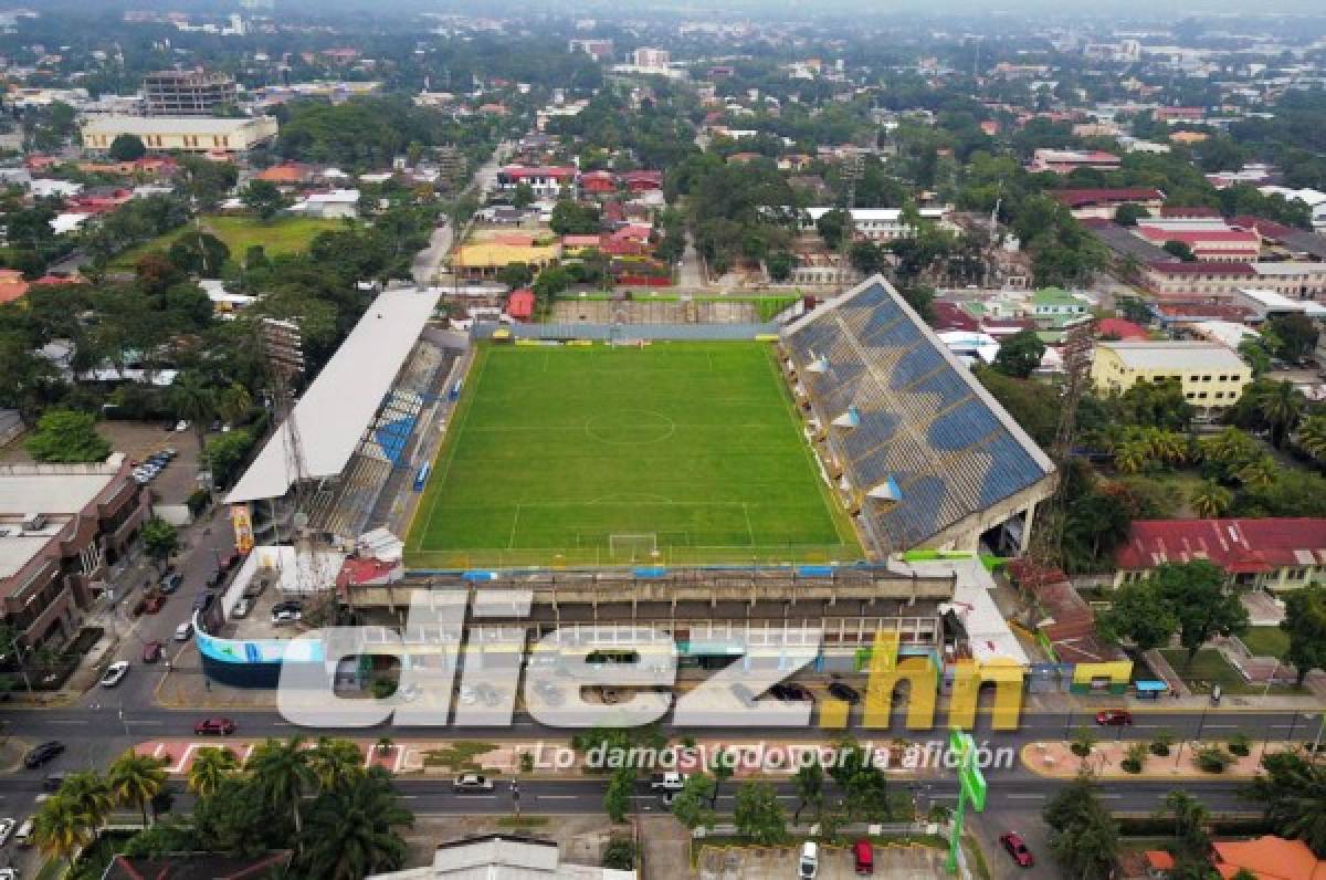 VIDEO: El estadio Morazán desde las alturas como nunca lo habías visto