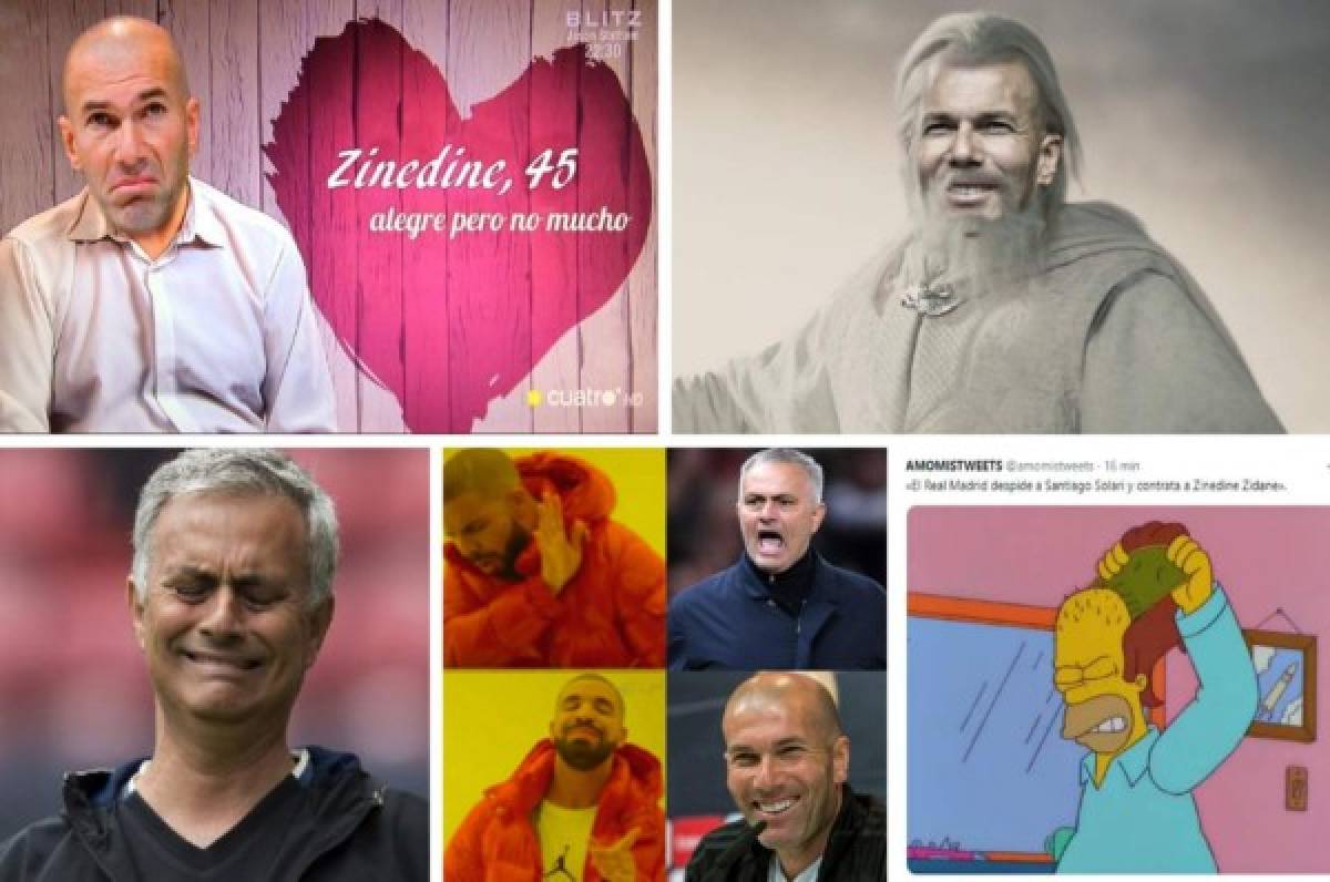 Los memes hacen pedazos a Mourinho y James Rodríguez por la vuelta de Zidane al Real Madrid