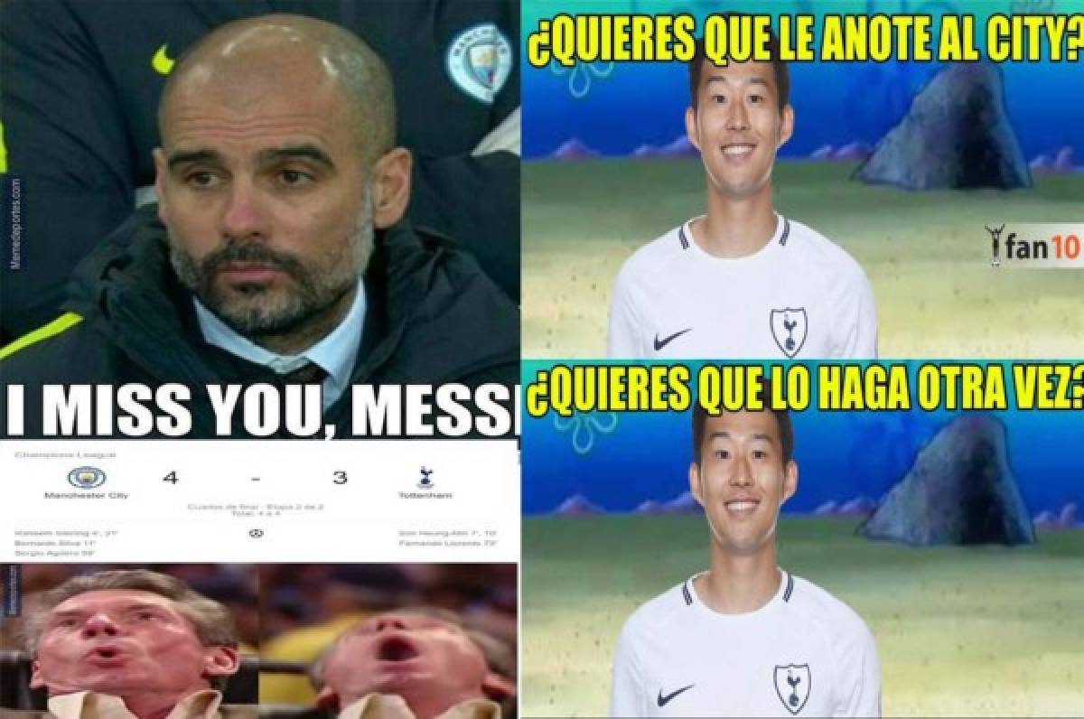 Memes: Hacen pedazos a Pep y al Manchester City por la eliminación en Champions