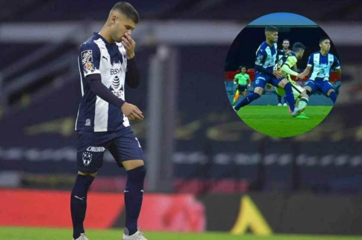 Entró y un minuto después fue expulsado: Insólito debut del hijo de Mohamed con Monterrey