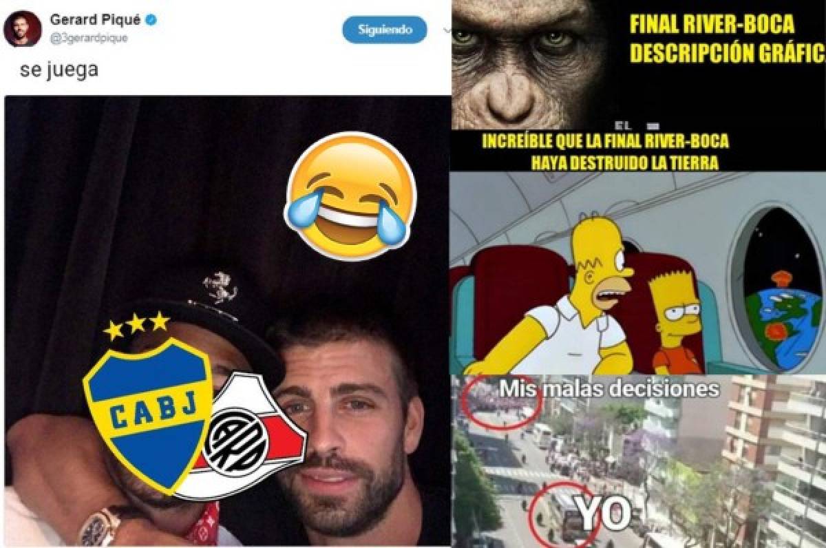 ¡Hasta Piqué! Los memes de la suspensión del Boca-River en la Libertadores