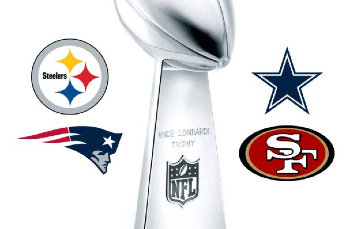 TOP: La lista de equipos ganadores del Super Bowl