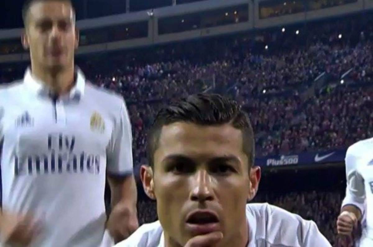 La curiosa celebración de Cristiano Ronaldo en gol del Madrid