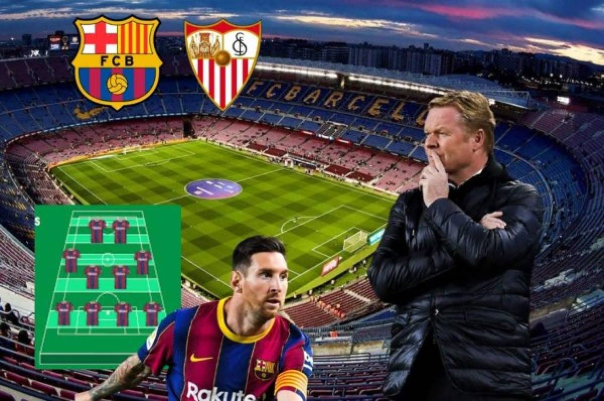 Matar o morir: La alineación del Barcelona para buscar remontar al Sevilla en la Copa del Rey