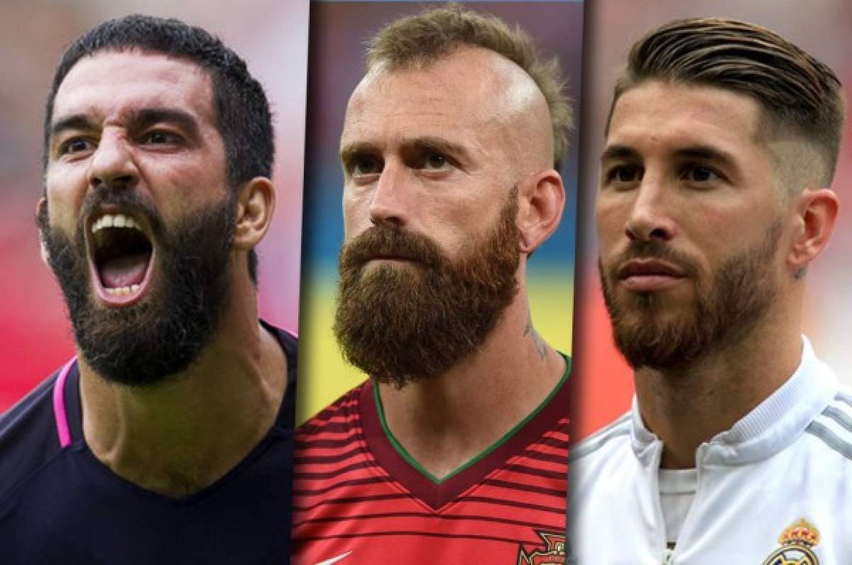 ¡Irreconocibles! Así lucían estos futbolistas sin barba