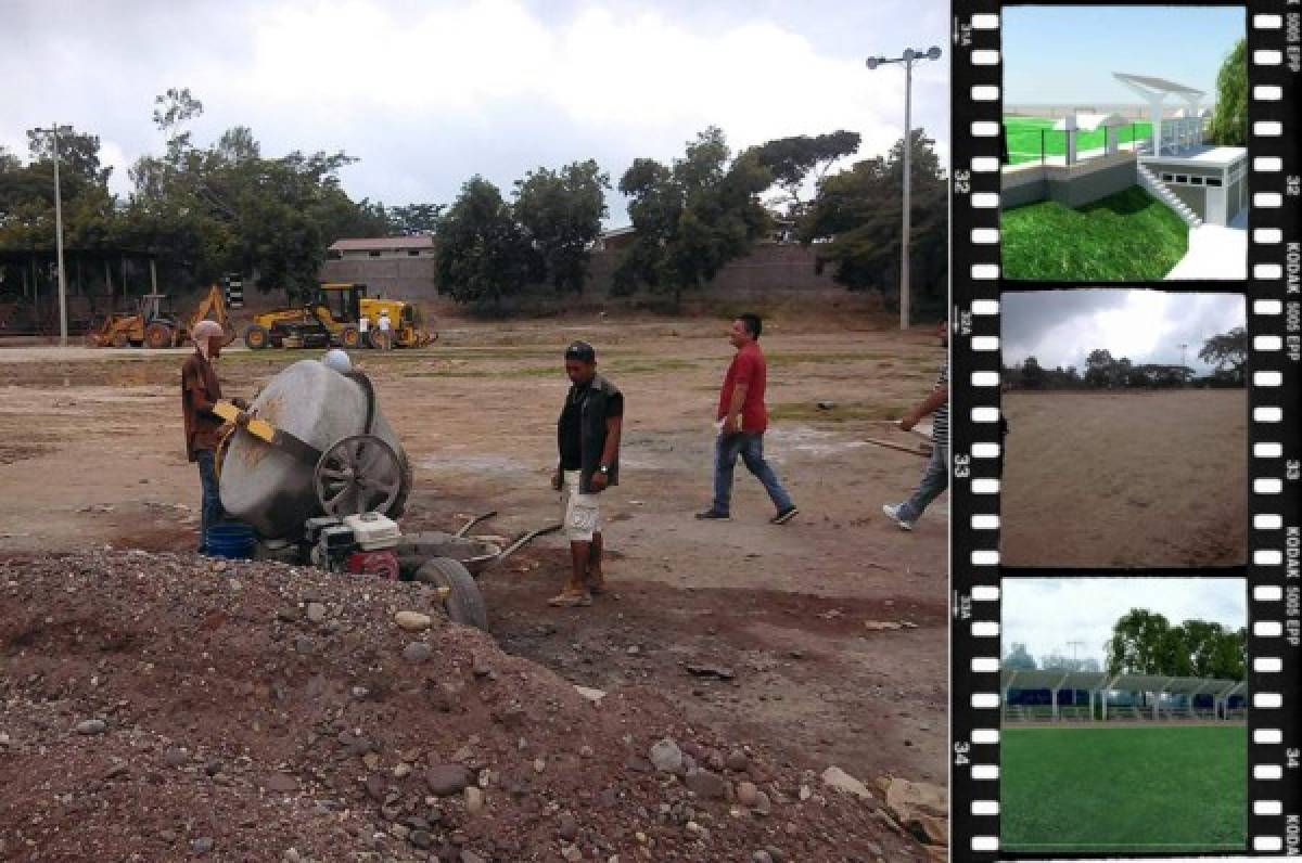 Este es el nuevo estadio que se está construyendo en Honduras