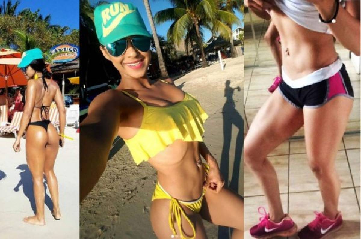 El impresionante cambio de Michell Medina, la hondureña adicta al fitness