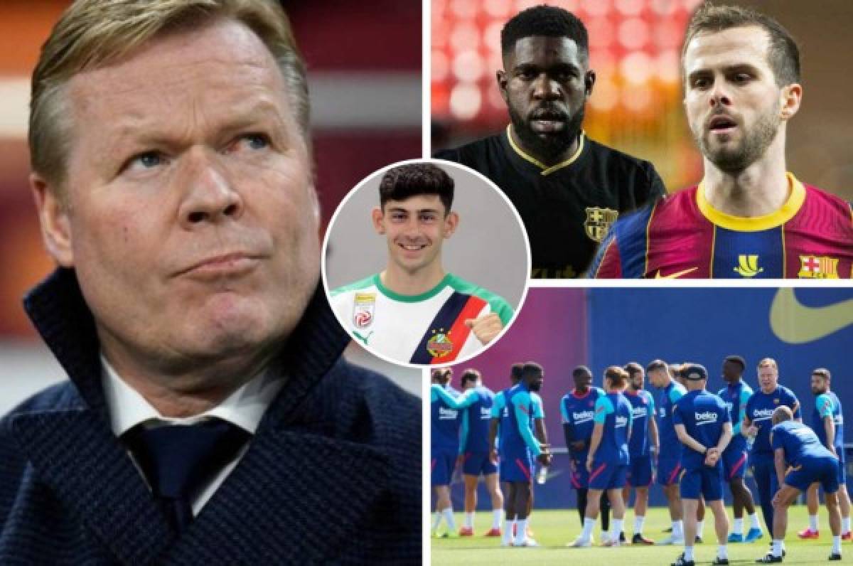 Se niega a renovar y Koeman lo mandó al filial: Barcelona arranca pretemporada con 11 jugadores del primer equipo y nueve del B