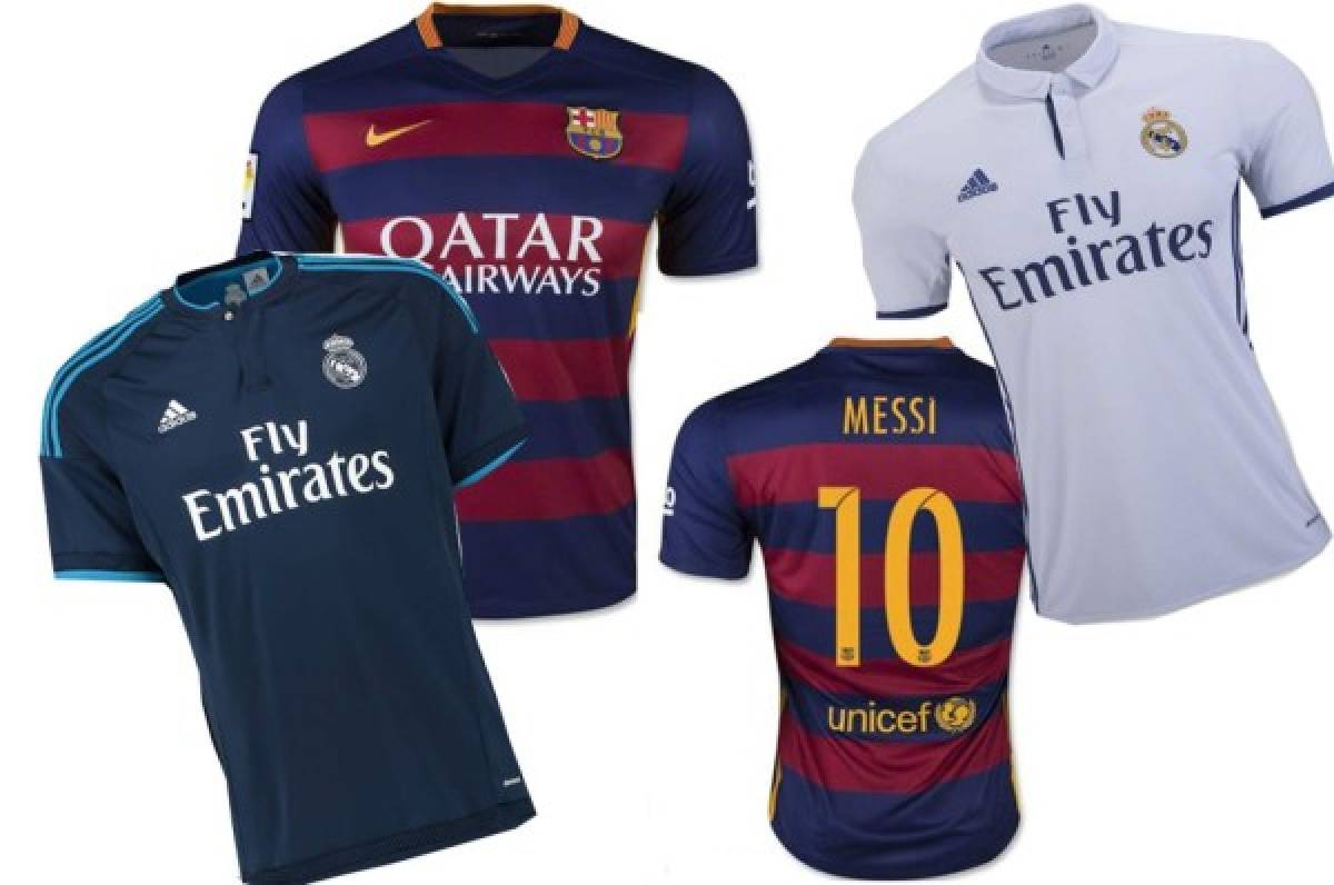 El Real Madrid vende 370 mil camisetas más que el Barcelona