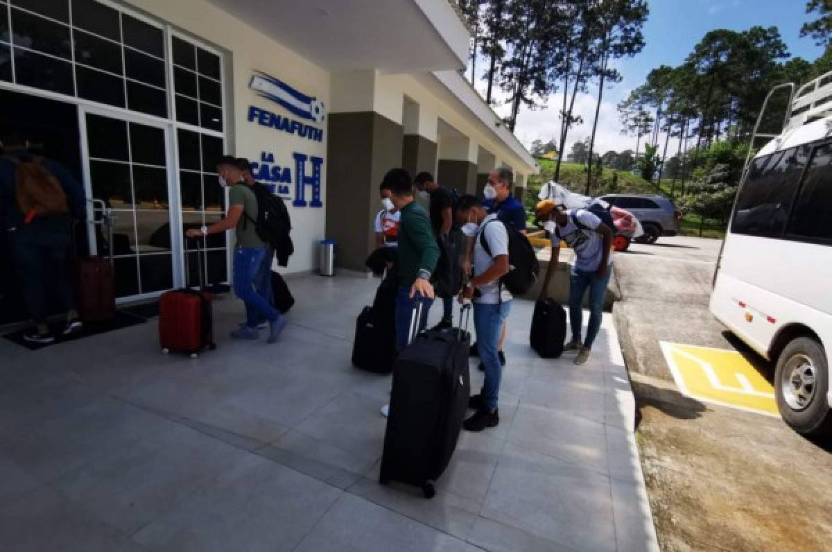 Llegada de los legionarios y pruebas de covid-19: Así inició la concentración la Selección Nacional de Honduras