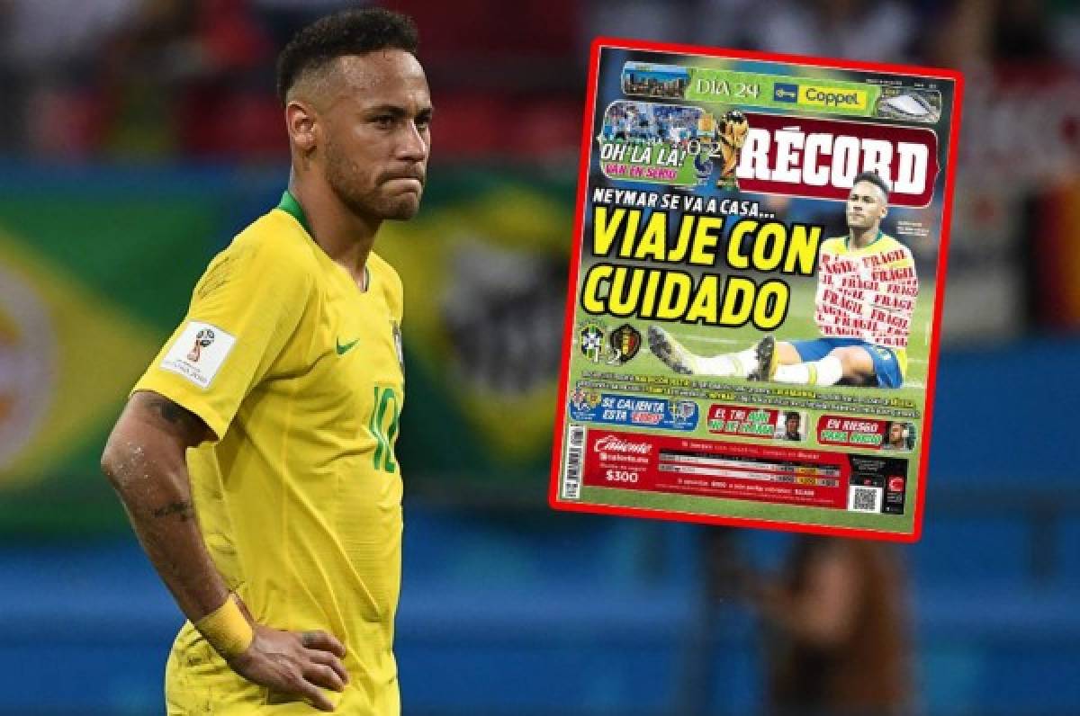 Diario mexicano destroza a Neymar luego de quedar eliminado de Rusia 2018