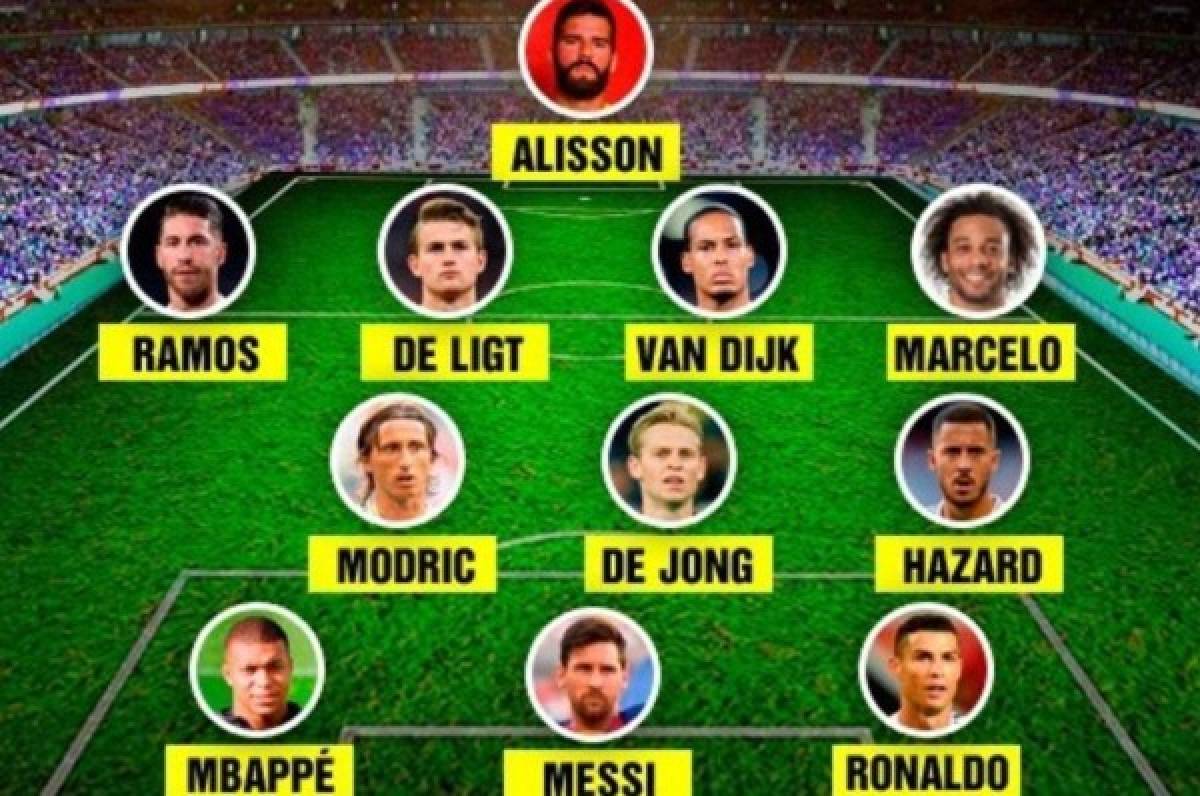 Premios The Best: Real Madrid arrasa en el equipo ideal de la FIFA