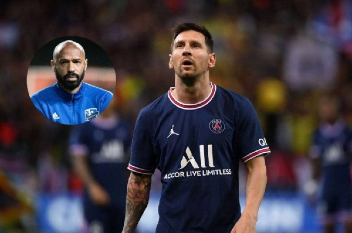 Thierry Henry y su análisis crítico sobre el mal momento de Messi en el PSG ¿Está triste?