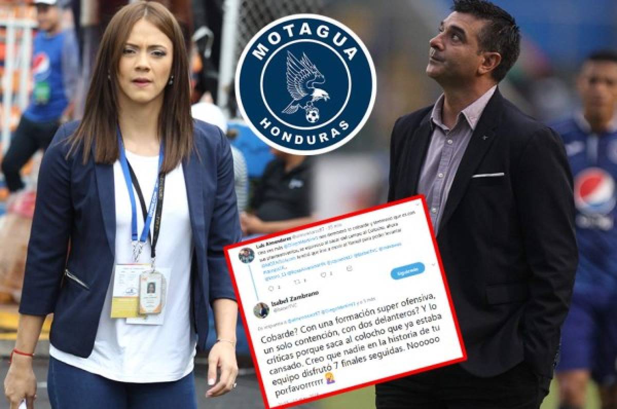 Isabel Zambrano defiende a Diego Vázquez tras las críticas de un aficionado