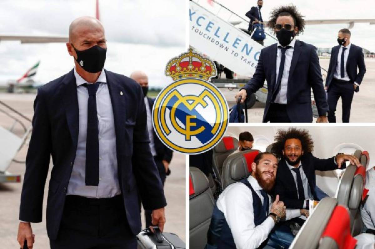 Tres sorpresas y el lujoso hotel: Así fue la llegada del Real Madrid a Mánchester para medirse al City en Champions