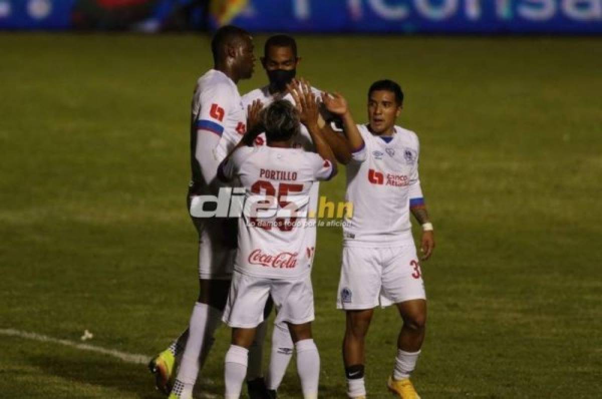 Bengtson ha sido la figura de Olimpia ante Platense en el estadio Nacional de Tegucigalpa.