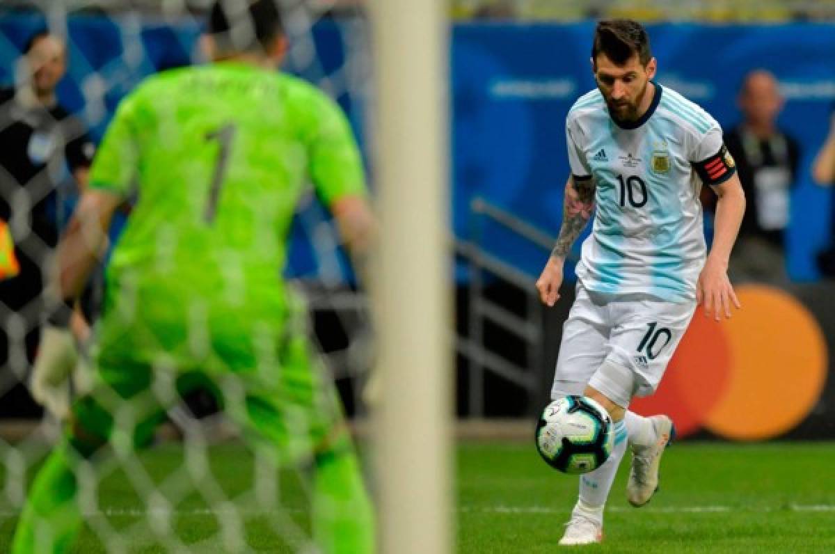 Lionel Messi querrá comenzar la Copa América goleando a Colombia. FOTOS: AFP