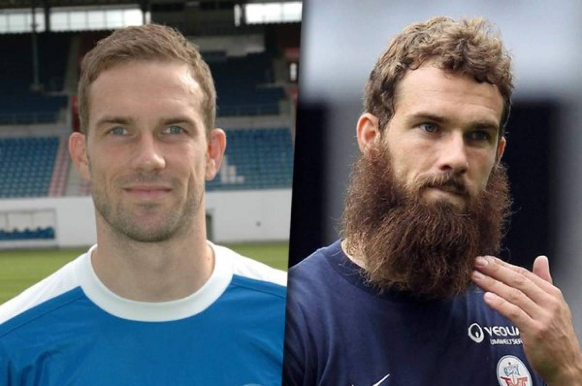 ¡Irreconocibles! Así lucían estos futbolistas sin barba