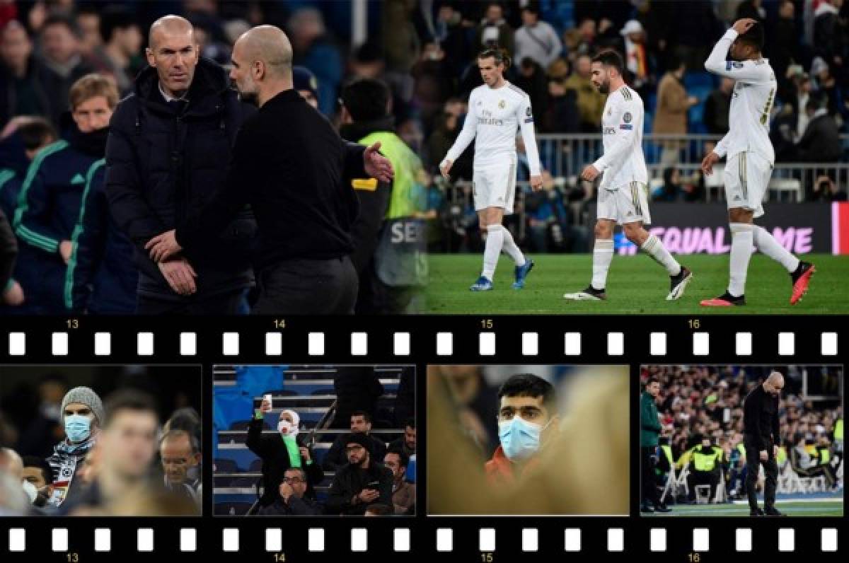 Decepción en el Bernabéu tras derrota contra el City y alerta máxima por el Coronavirus