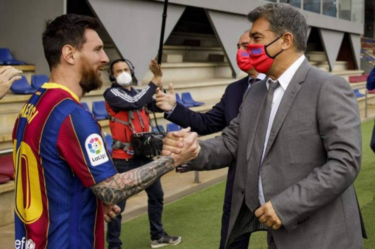 Laporta habla de la renovación de Messi y el crack que lo está ayudano: ''Le está repitiendo todos los días...''