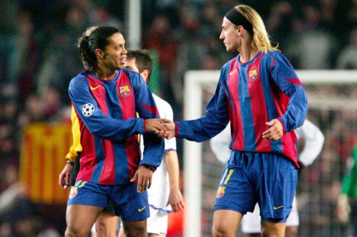 Maxi López no olvida lo que Ronaldinho hizo por él cuando llegó al Barcelona