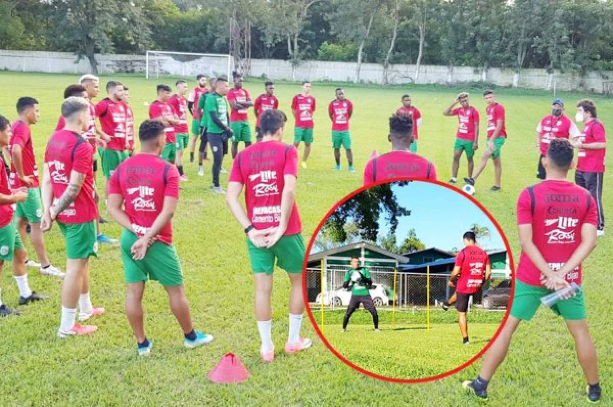 ¡Sin descanso! Marathón trabajó este 1 de enero con la mentalidad puesta en remontar a Motagua