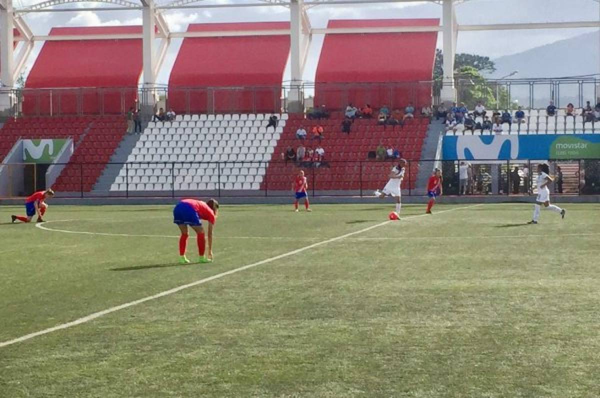 Costa Rica golea y elimina a la selección femenina de Honduras