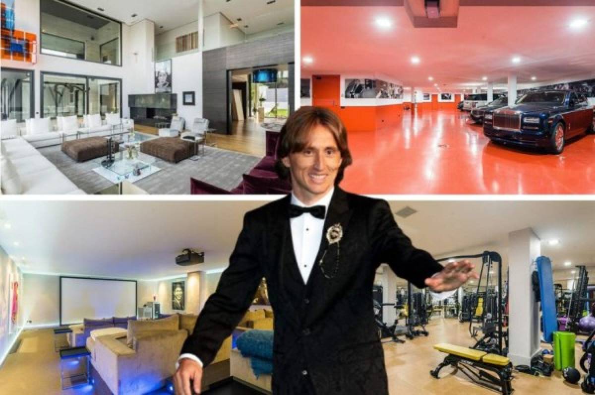 La increíble mansión de Modric en Madrid al descubierto: 9 habitaciones y garaje para 10 autos