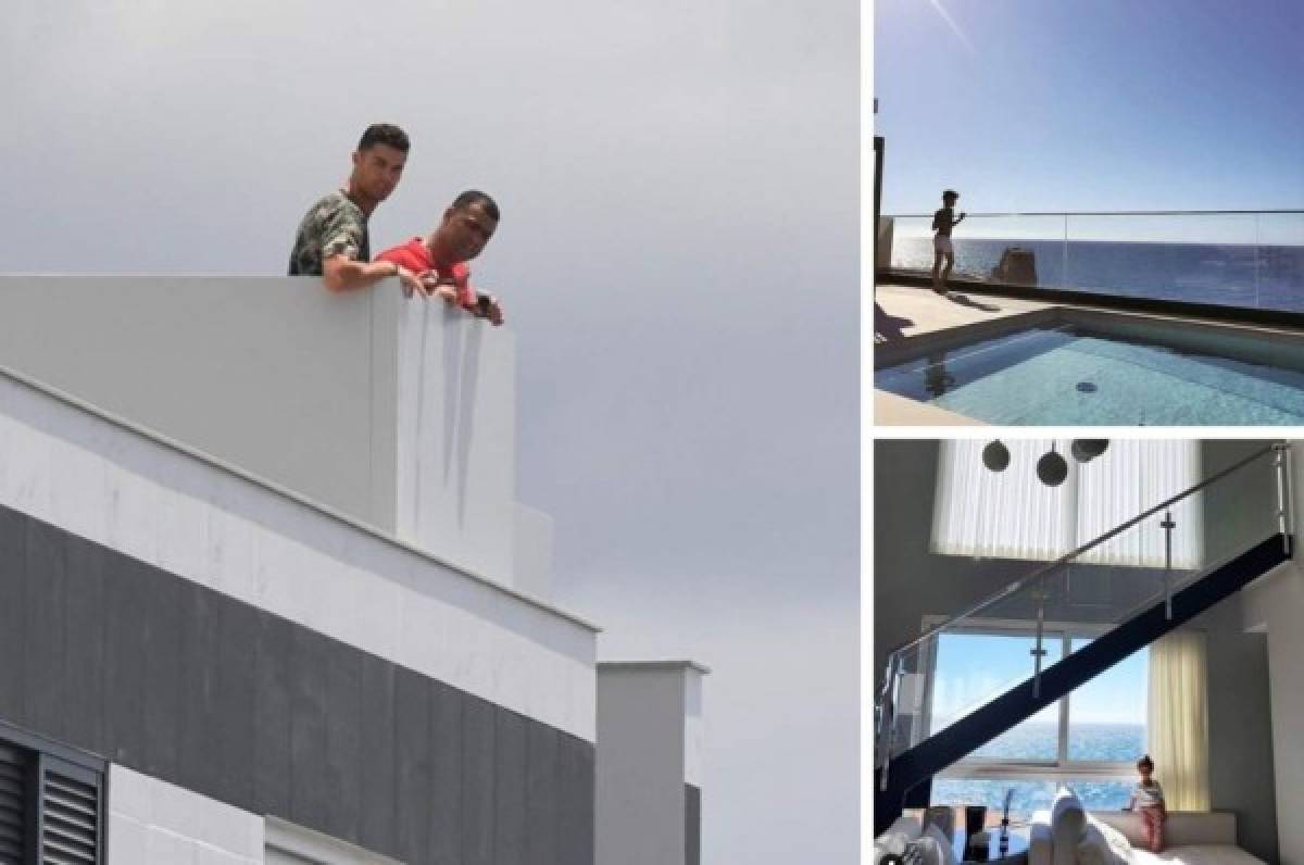 Piscina y vista al mar: La lujosa casa de Cristiano Ronaldo en Madeira donde está en cuarentena