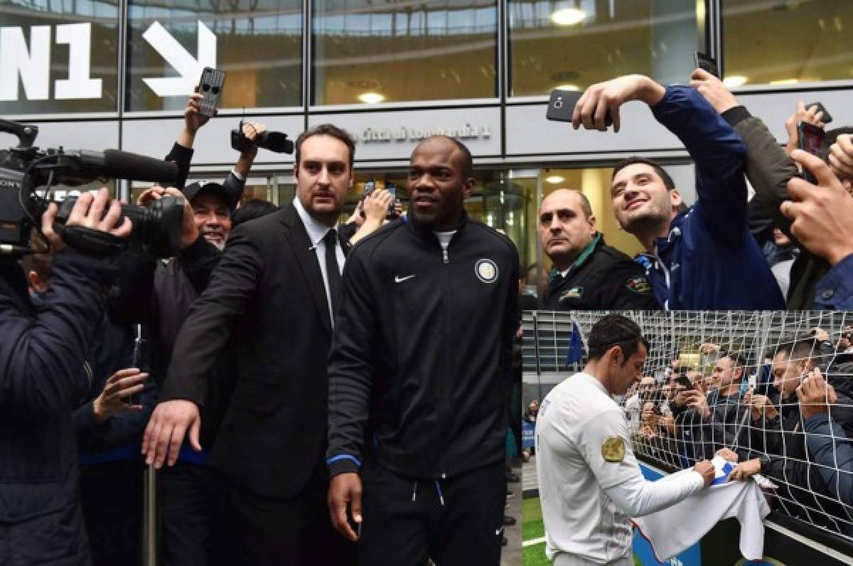 FOTOS: David Suazo se codea con exestrellas del Inter y Barcelona