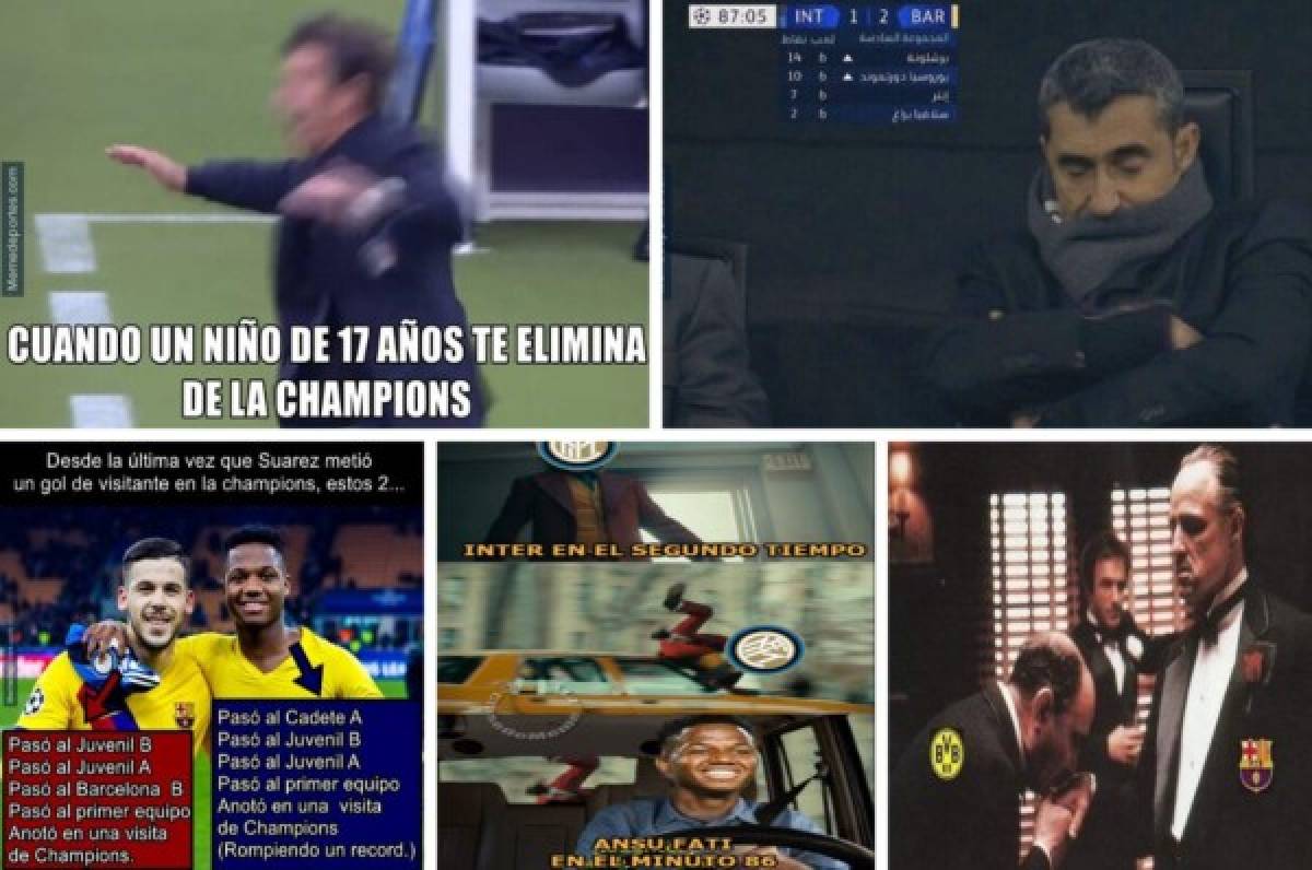 Ansu Fati, protagonista de los memes tras eliminar al Inter de Milán de la Champions League
