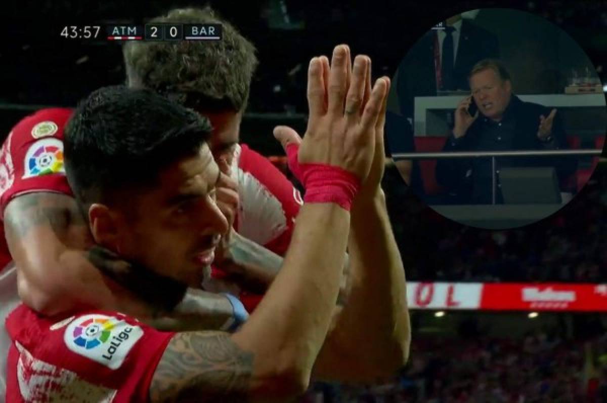 Dedicado a Koeman: Así fue el gol de Luis Suárez con el que castigó al Barcelona en el Wanda
