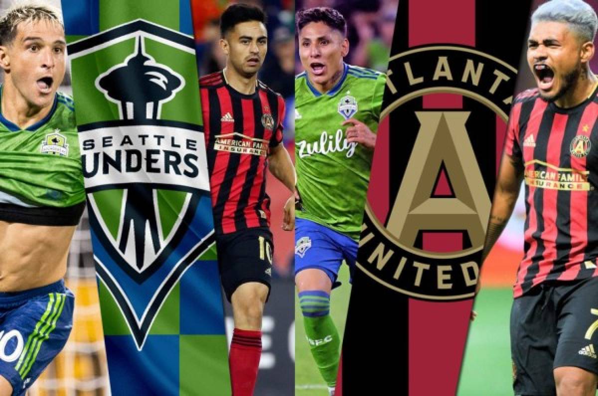 Las estrellas de Seattle Sounders y Atlanta United que vendrán a Honduras esta semana