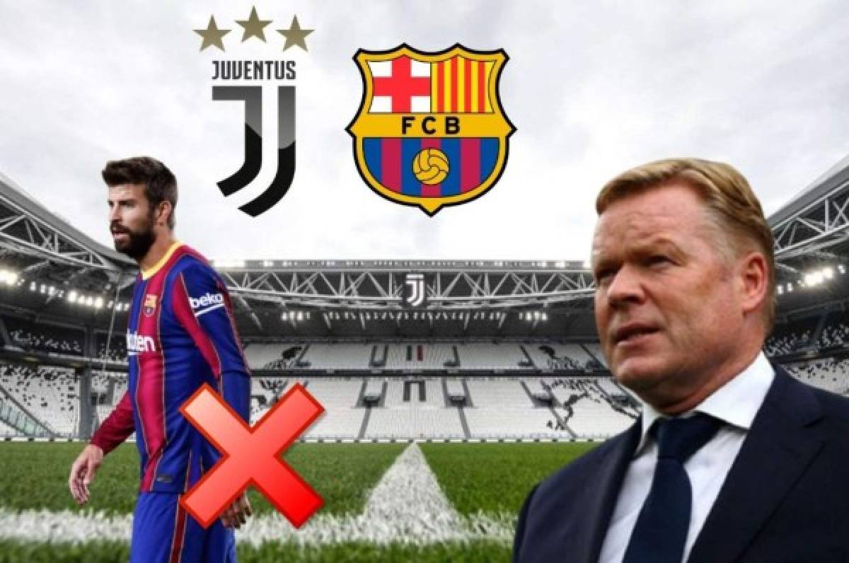 Sin Piqué ni Coutinho: La alineación del Barcelona para enfrentar a la Juventus en la Champions