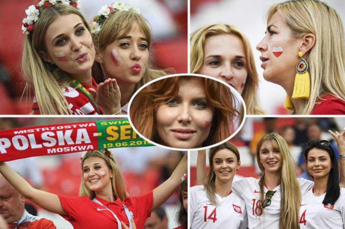 ¡BELLEZA! Las espectaculares aficionadas de Polonia en el Mundial de Rusia