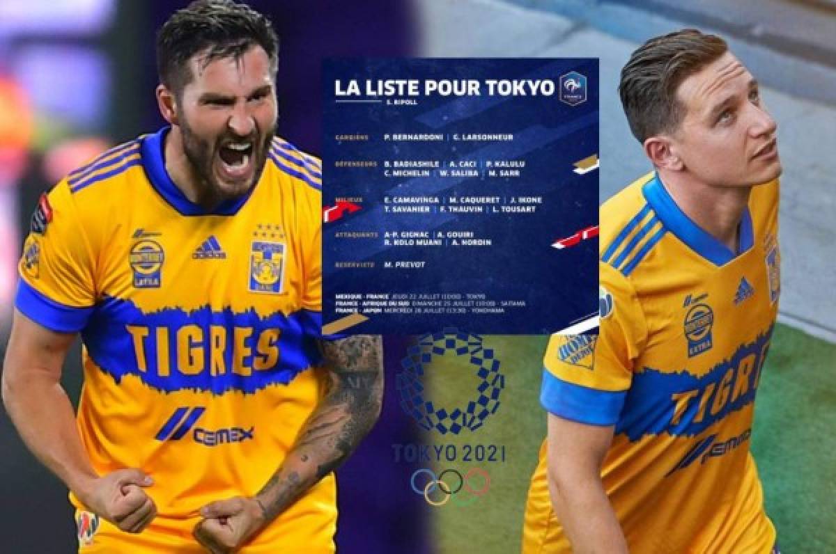 Oficial: Gignac y Thauvin jugarán con Francia los Juegos Olímpicos de Tokio 2021 y enfrentarán a México