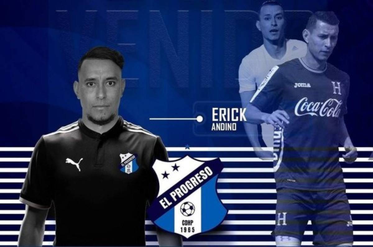 Honduras Progreso confirma el fichaje de Erick Andino, exjugador de Motagua