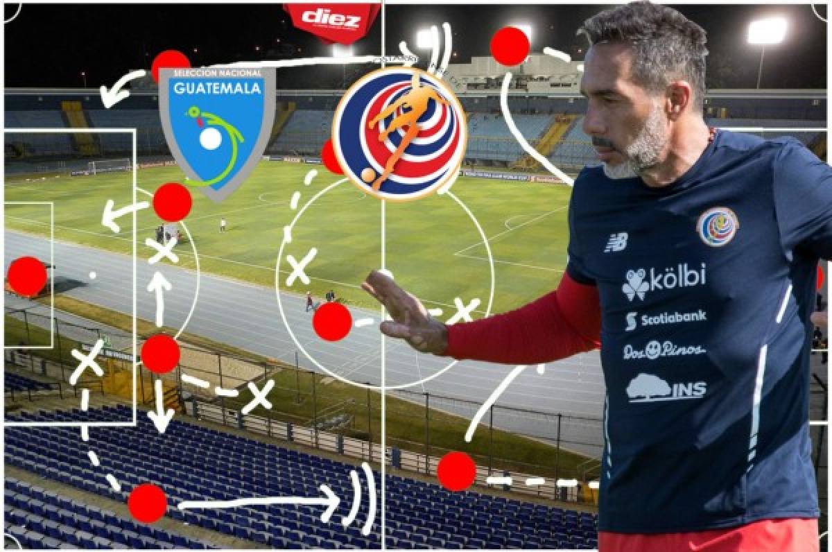 Este sería el posible once titular de Costa Rica ante Guatemala