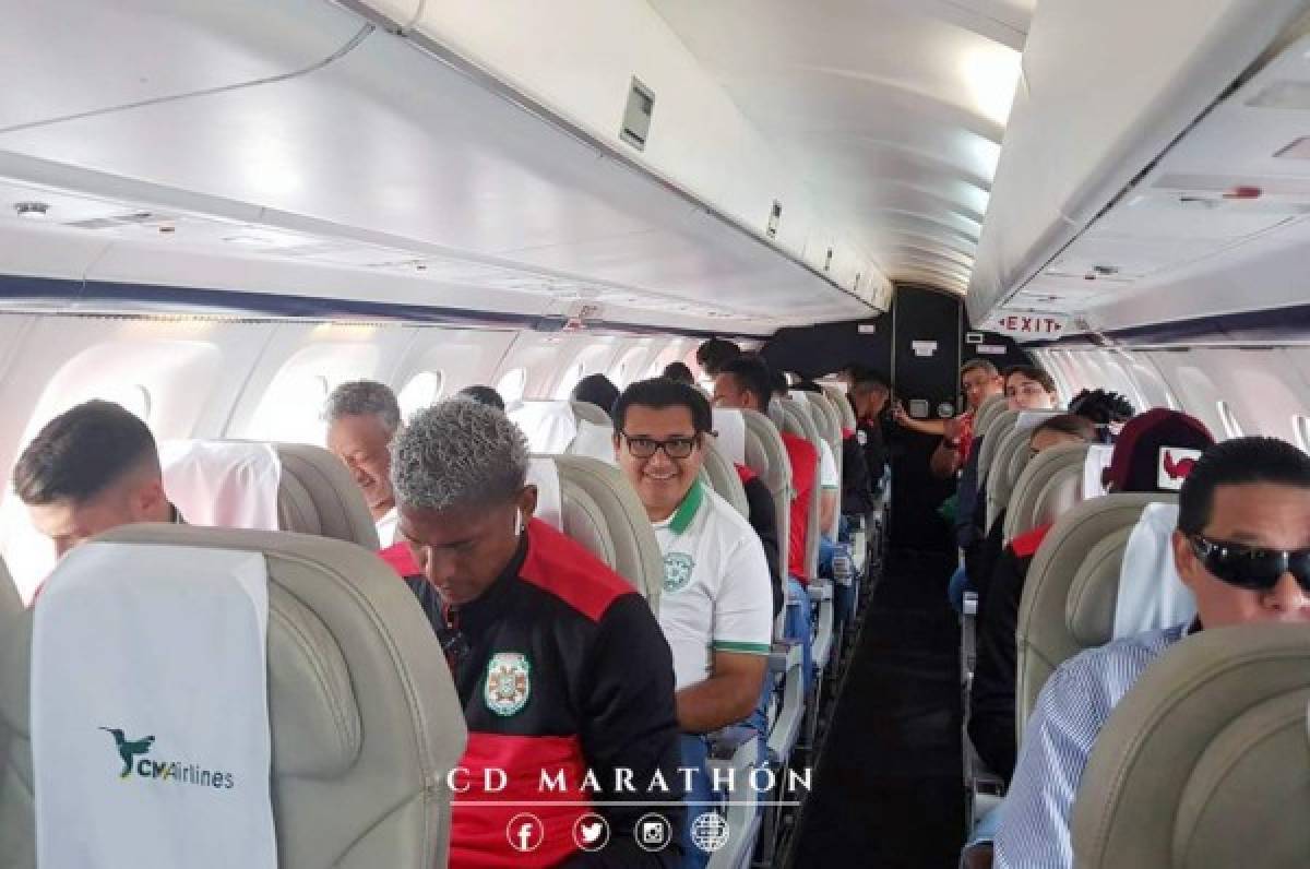 Marathón ya está en Guatemala para enfrentar mañana a Comunicaciones