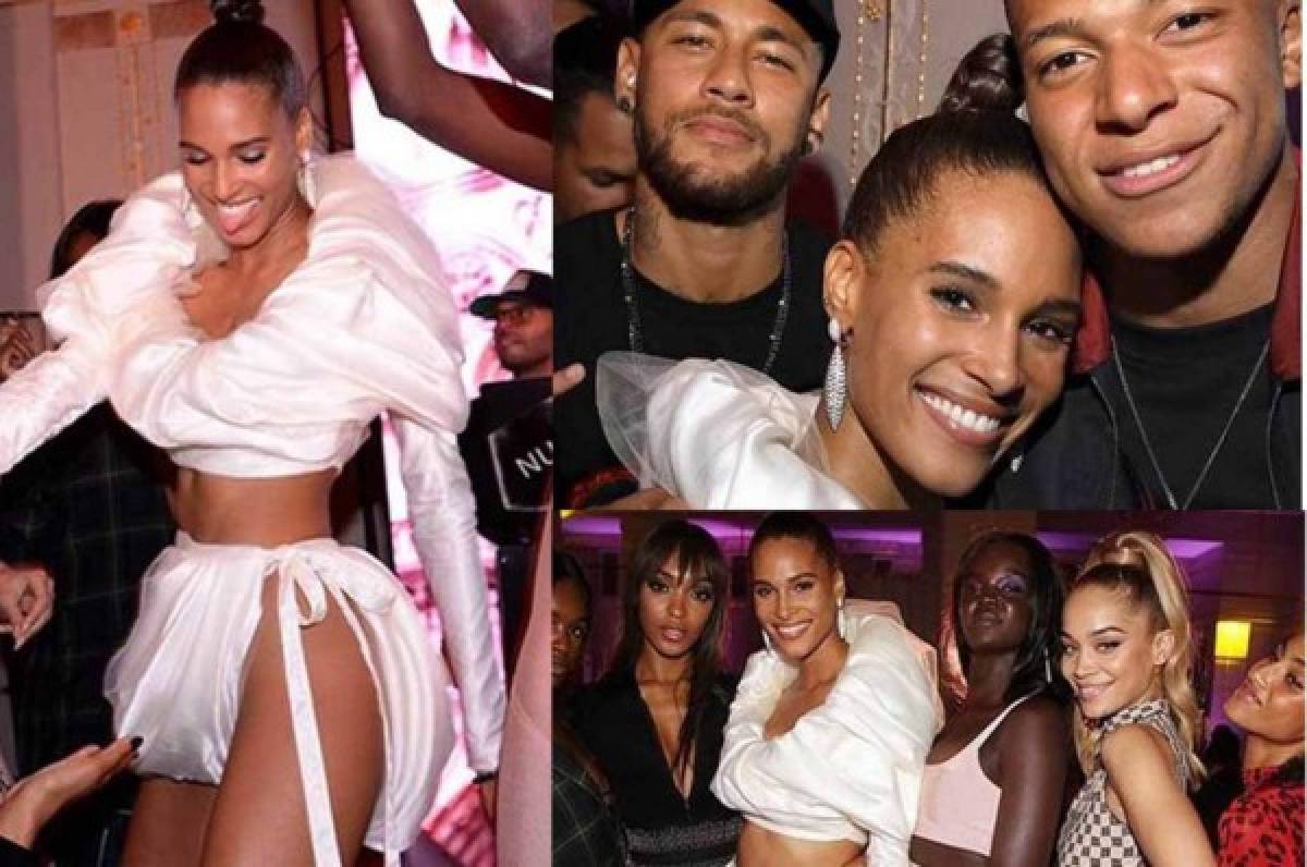 ¿Quién es ella? La gran fiesta de Neymar y Mbappé entre top models en París