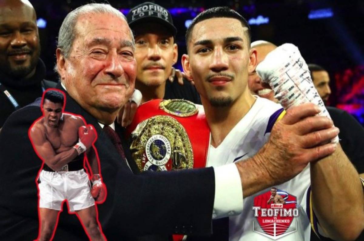 Bob Arum: 'Teófimo está cortado de la misma tela de Muhammad Ali'