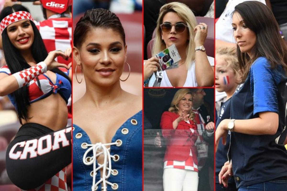 ¡LINDURAS! Las bellas chicas de Francia y Croacia en la final del Mundial de Rusia 2018